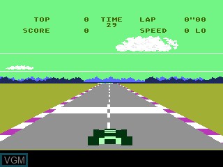 Image in-game du jeu Pole Position sur Atari 5200