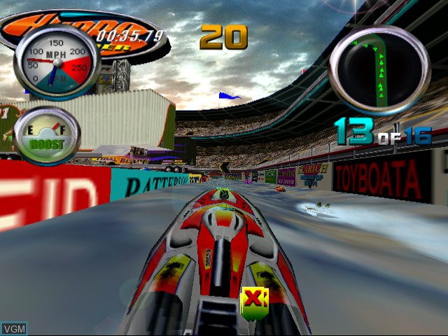 Image in-game du jeu Hydro Thunder sur Sega Dreamcast