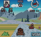 Image in-game du jeu Wacky Races sur Nintendo Game Boy Color