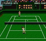 Image in-game du jeu Pete Sampras Tennis sur Sega Game Gear