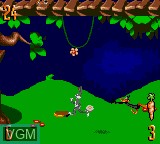 Image in-game du jeu Bugs Bunny in Double Trouble sur Sega Game Gear