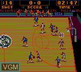 Image in-game du jeu NBA Action starring David Robinson sur Sega Game Gear