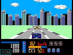 Image in-game du jeu Chase H.Q. sur Sega Game Gear