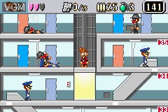 Image in-game du jeu Elevator Action - Old & New sur Nintendo GameBoy Advance