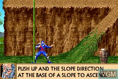 Image in-game du jeu Revenge of Shinobi, The sur Nintendo GameBoy Advance