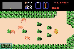 Image in-game du jeu Famicom Mini - Zelda no Densetsu sur Nintendo GameBoy Advance