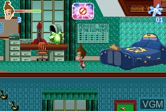 Image in-game du jeu Adventures of Jimmy Neutron Boy Genius, The - Attack of the Twonkies sur Nintendo GameBoy Advance