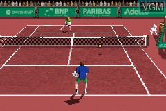 Image in-game du jeu Davis Cup sur Nintendo GameBoy Advance