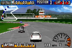 Image in-game du jeu GT Advance Championship Racing sur Nintendo GameBoy Advance