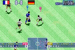Image in-game du jeu International Superstar Soccer sur Nintendo GameBoy Advance