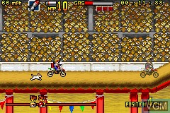 Image in-game du jeu Motocross Maniacs Advance sur Nintendo GameBoy Advance
