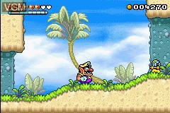 Image in-game du jeu Wario Land 4 sur Nintendo GameBoy Advance