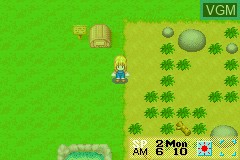 Image in-game du jeu Harvest Moon - More Friends of Mineral Town sur Nintendo GameBoy Advance