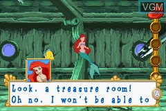 Image in-game du jeu Little Mermaid, The - Magic in Two Kingdoms sur Nintendo GameBoy Advance