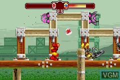 Image in-game du jeu Invincible Iron Man, The sur Nintendo GameBoy Advance