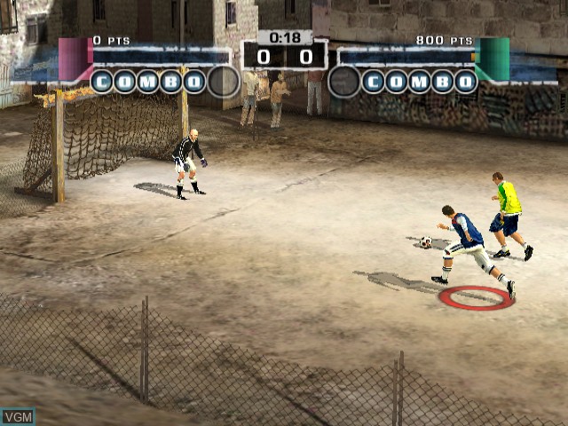 Image in-game du jeu FIFA Street sur Nintendo GameCube