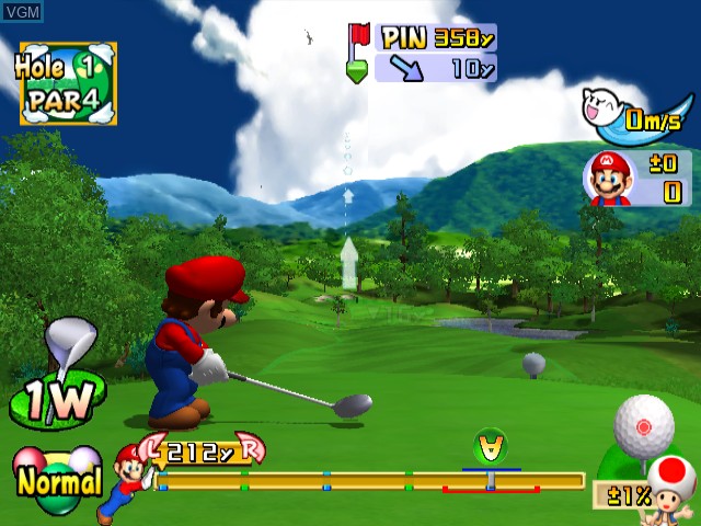 Image in-game du jeu Mario Golf - Toadstool Tour sur Nintendo GameCube