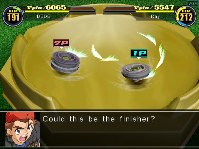 Image in-game du jeu BeyBlade VForce - Super Tournament Battle sur Nintendo GameCube