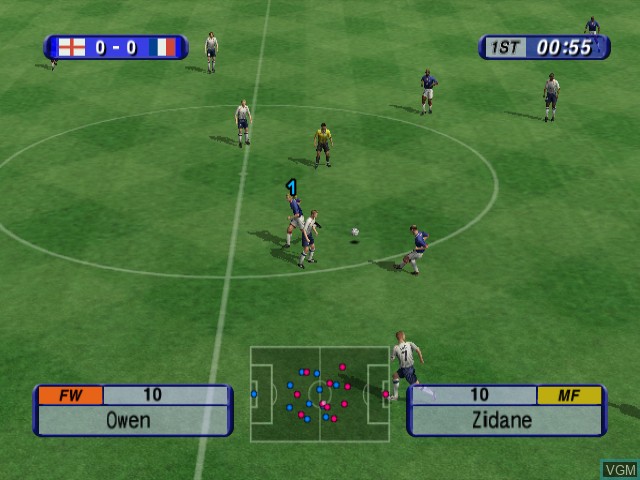 Image in-game du jeu International Superstar Soccer 2 sur Nintendo GameCube
