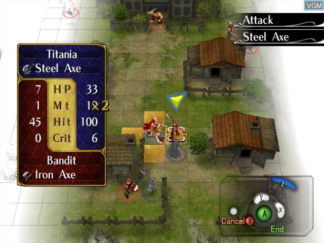 Image in-game du jeu Fire Emblem - Path of Radiance sur Nintendo GameCube