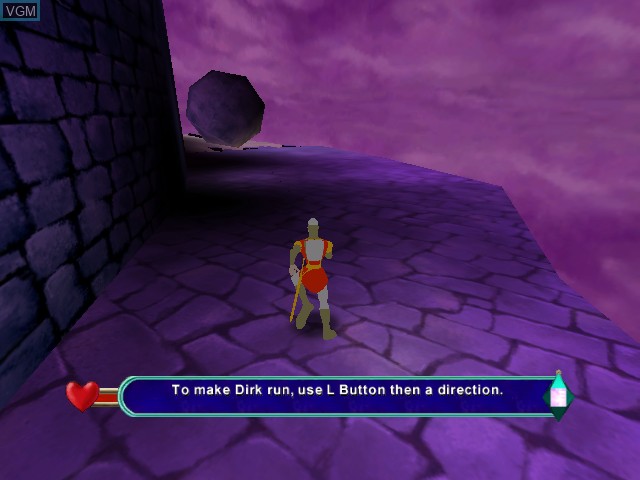 Image in-game du jeu Dragon's Lair 3D - Return to the Lair sur Nintendo GameCube