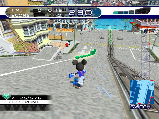 Image in-game du jeu Disney Sports - Skateboarding sur Nintendo GameCube