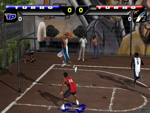 Image in-game du jeu NBA Street sur Nintendo GameCube