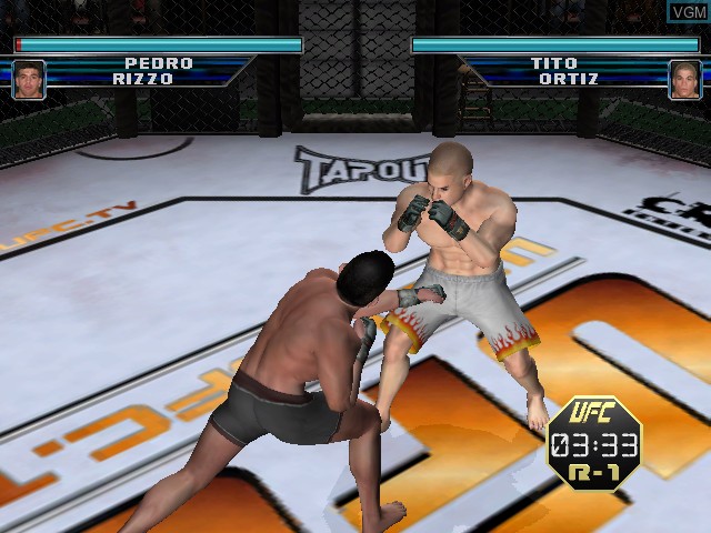 Image in-game du jeu Ultimate Fighting Championship - Throwdown sur Nintendo GameCube