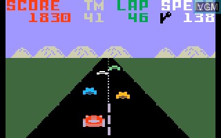 Image in-game du jeu Pole Position sur Mattel Intellivision