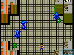 Image in-game du jeu Alien Syndrome sur Sega Master System