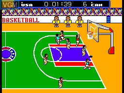 Image in-game du jeu Great Basketball sur Sega Master System