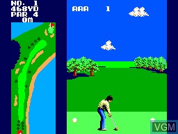 Image in-game du jeu Great Golf sur Sega Master System