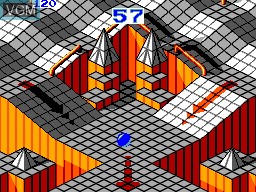 Image in-game du jeu Marble Madness sur Sega Master System