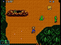 Image in-game du jeu Mercs sur Sega Master System