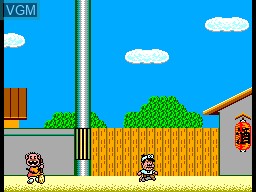 Image in-game du jeu Tensai Bakabon sur Sega Master System