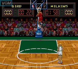 Image in-game du jeu NBA All-Star Challenge sur Sega Megadrive