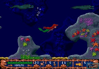 Image in-game du jeu Ariel - The Little Mermaid sur Sega Megadrive