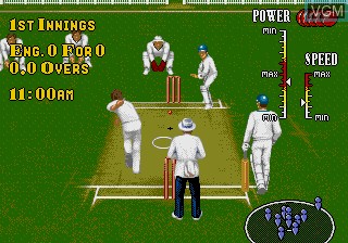 Image in-game du jeu Brian Lara Cricket sur Sega Megadrive
