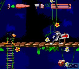 Image in-game du jeu Bugs Bunny in Double Trouble sur Sega Megadrive