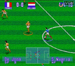 Image in-game du jeu International Superstar Soccer Deluxe sur Sega Megadrive