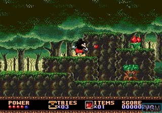 Image in-game du jeu Castle of Illusion Starring Mickey Mouse sur Sega Megadrive