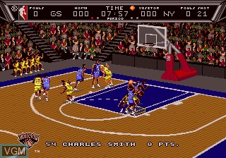 Image in-game du jeu NBA Action '94 sur Sega Megadrive