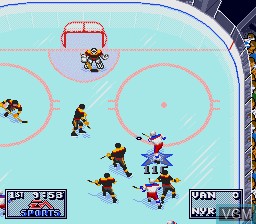 Image in-game du jeu NHL 95 sur Sega Megadrive