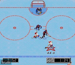 Image in-game du jeu NHL 97 sur Sega Megadrive