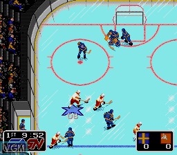 Image in-game du jeu Pro Hockey sur Sega Megadrive