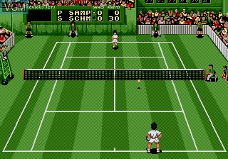 Image in-game du jeu Pete Sampras Tennis sur Sega Megadrive