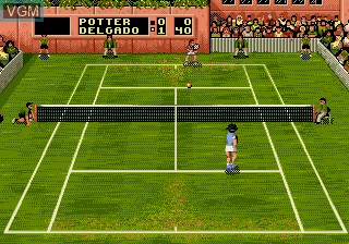Image in-game du jeu Sampras Tennis 96 sur Sega Megadrive