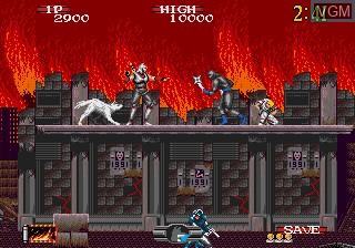 Image in-game du jeu Secret of Shinobi, The sur Sega Megadrive