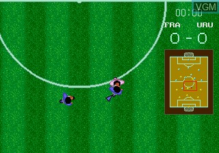 Image in-game du jeu World Championship Soccer sur Sega Megadrive