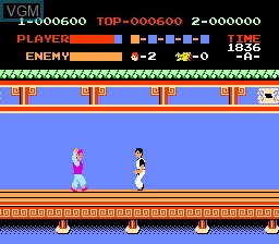 Image in-game du jeu Kung Fu sur Nintendo NES